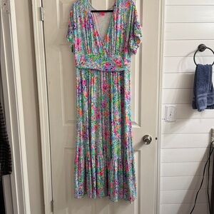 Lilly Pulitzer Jessi Maxi Dress Size XL